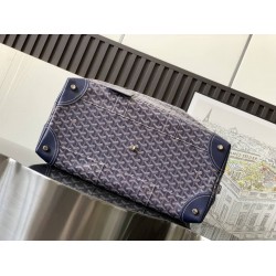 Goyard Duffle Bag Bowling 55 Navy Blue GOBS3388