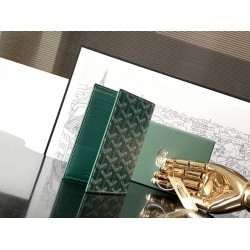 Goyard Grenelle Passport Cover Green GOBS3392