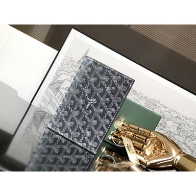 Goyard Grenelle Passport Cover Grey GOBS3393