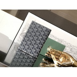 Goyard Grenelle Passport Cover Grey GOBS3393