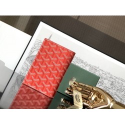 Goyard Grenelle Passport Cover Red GOBS3396