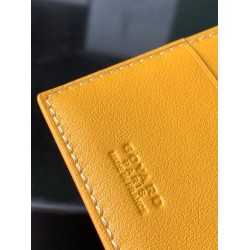 Goyard Grenelle Passport Cover Yellow GOBS3399