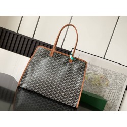 Goyard Hardy PM Bag Black & Tan GOBS3353