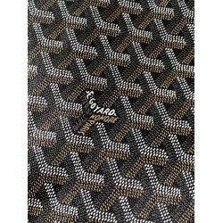 Goyard Hardy PM Bag Black & Tan GOBS3353