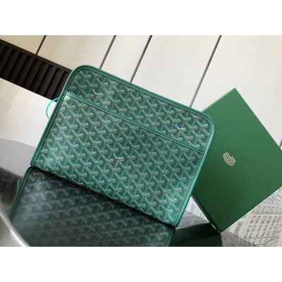 Goyard Jouvence GM Toiletry Bag Green GOBS3403