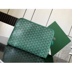 Goyard Jouvence GM Toiletry Bag Green GOBS3403