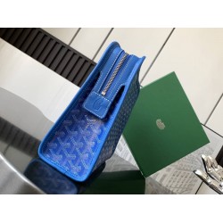 Goyard Jouvence GM Toiletry Bag Sky Blue GOBS3406