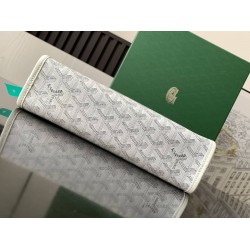 Goyard Jouvence MM Toiletry Bag White GOBS3416