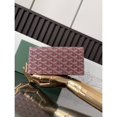 Goyard Long Wallet Burgundy GOBS3486