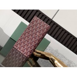 Goyard Long Wallet Burgundy GOBS3486