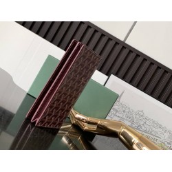 Goyard Long Wallet Burgundy GOBS3486