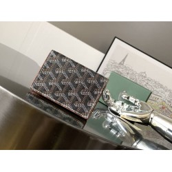 Goyard Malesherbes Card Wallet Black & Tan GOBS3039