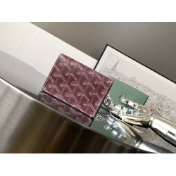 Goyard Malesherbes Card Wallet Burgundy GOBS3040