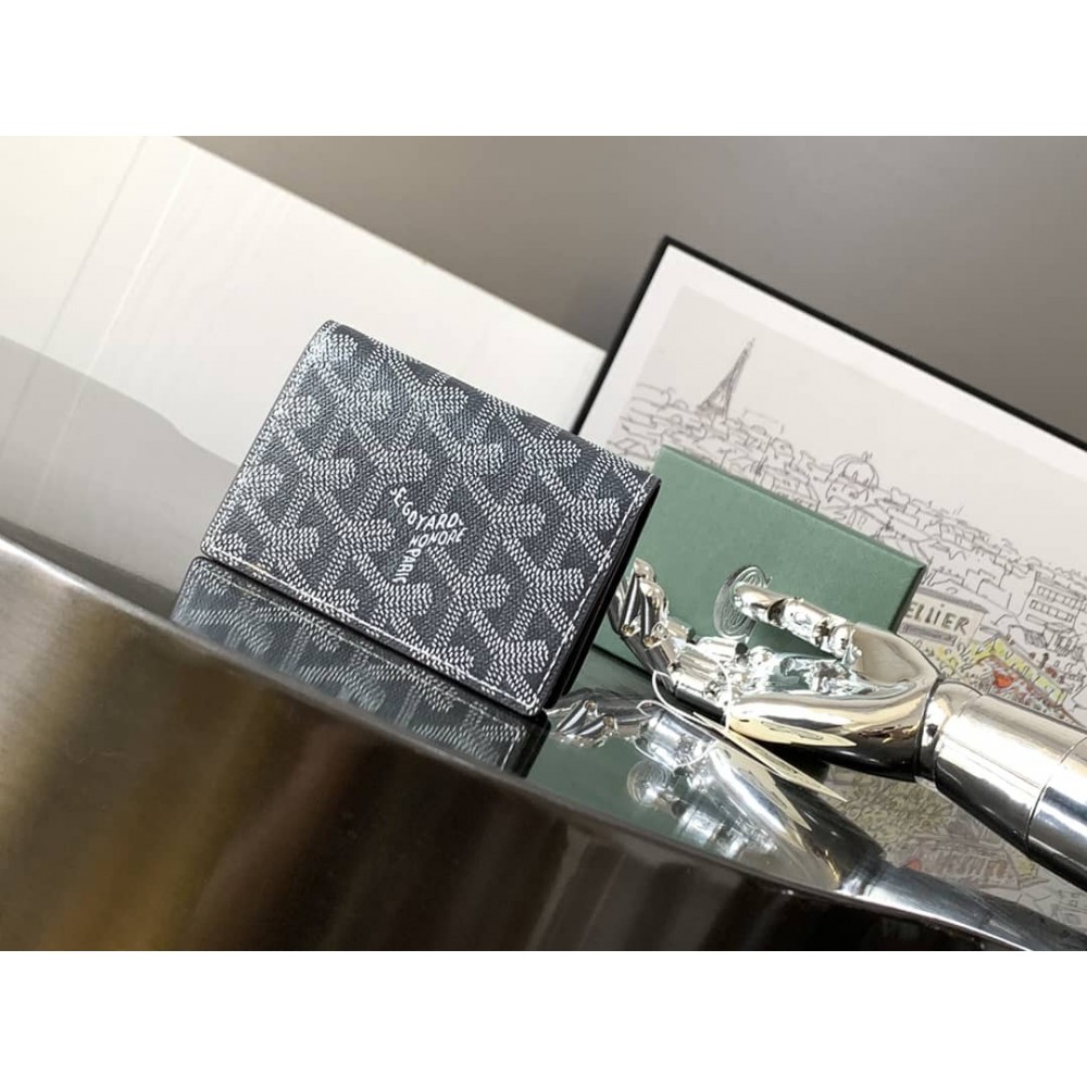 Goyard Malesherbes Card Wallet Grey GOBS3042