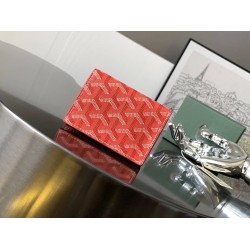 Goyard Malesherbes Card Wallet Red GOBS3043