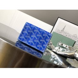 Goyard Malesherbes Card Wallet Sky Blue GOBS3044