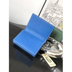 Goyard Malesherbes Card Wallet Sky Blue GOBS3044