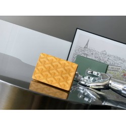 Goyard Malesherbes Card Wallet Yellow GOBS3046