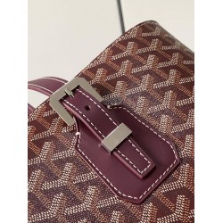 Goyard Marie Galante Bag Burgundy GOBS3357