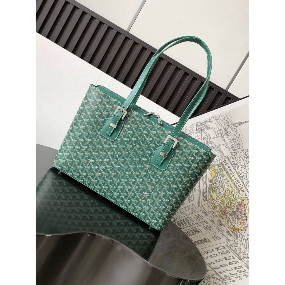 Goyard Marie Galante Bag Green GOBS3358