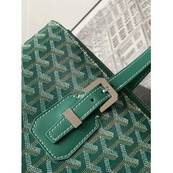 Goyard Marie Galante Bag Green GOBS3358