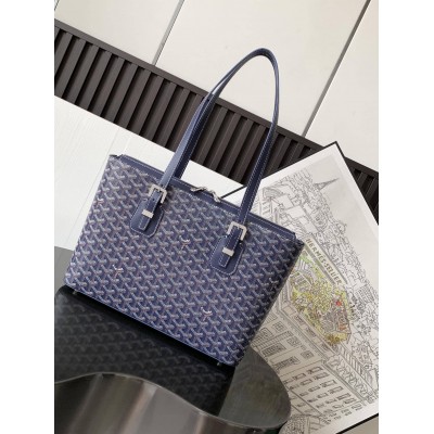 Goyard Marie Galante Bag Navy Blue GOBS3361