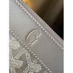 Goyard Matignon GM Wallet Grey GOBS3499