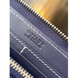 Goyard Matignon GM Wallet Navy Blue GOBS3500