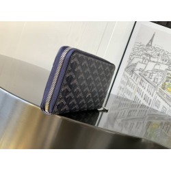 Goyard Matignon GM Wallet Navy Blue GOBS3500