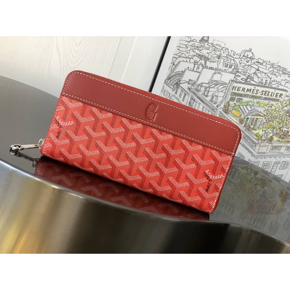 Goyard Matignon GM Wallet Red GOBS3502