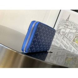 Goyard Matignon GM Wallet Sky Blue GOBS3503