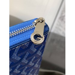 Goyard Matignon GM Wallet Sky Blue GOBS3503