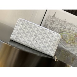 Goyard Matignon GM Wallet White GOBS3504