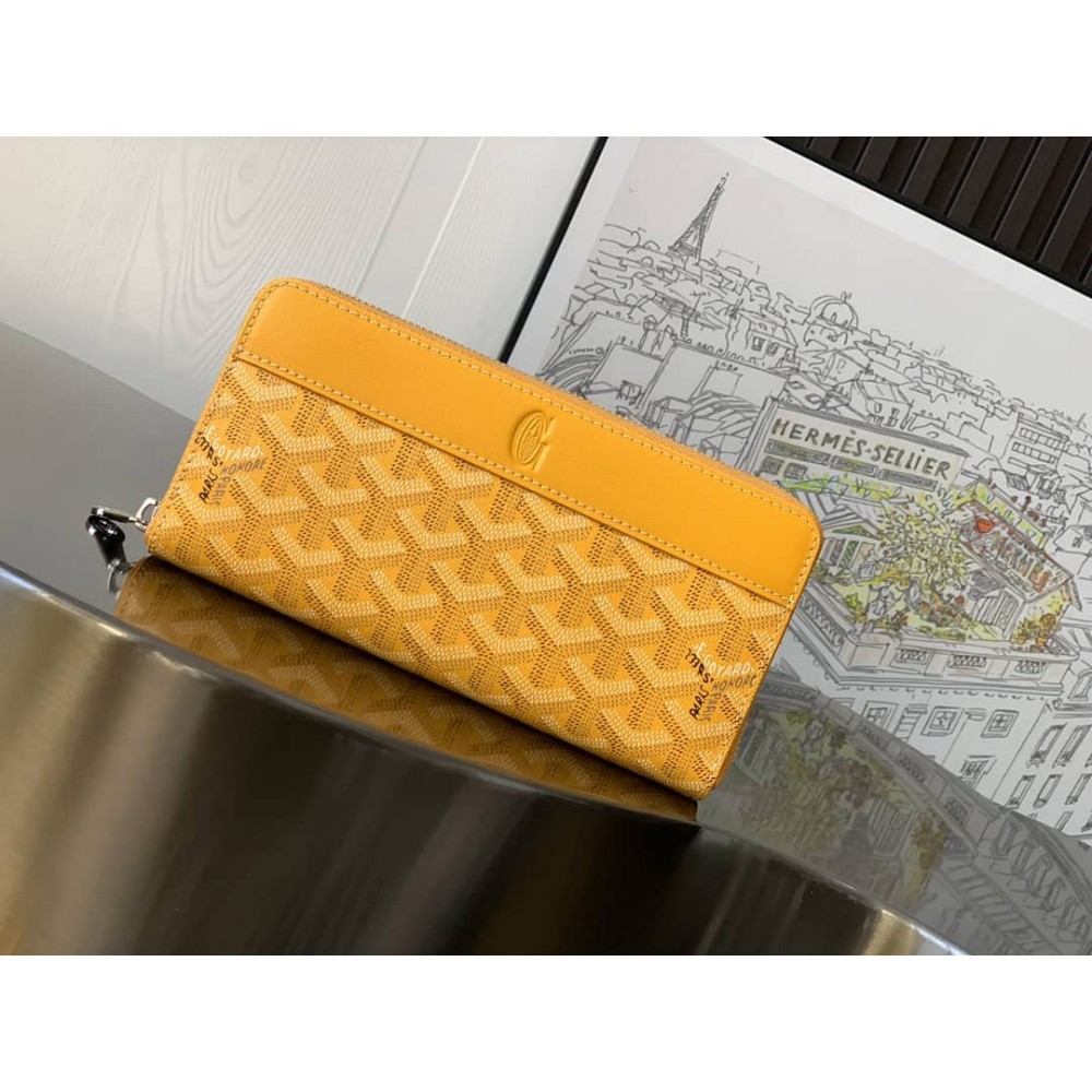 Goyard Matignon GM Wallet Yellow GOBS3505