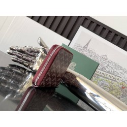 Goyard Matignon Mini Wallet Burgundy GOBS3193