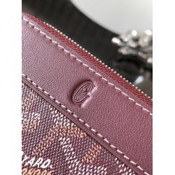 Goyard Matignon Mini Wallet Burgundy GOBS3193