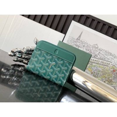 Goyard Matignon Mini Wallet Green GOBS3194