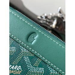 Goyard Matignon Mini Wallet Green GOBS3194