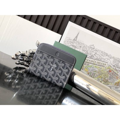 Goyard Matignon Mini Wallet Grey GOBS3195