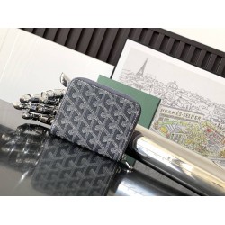 Goyard Matignon Mini Wallet Grey GOBS3195