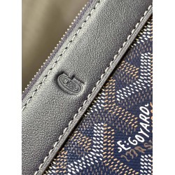 Goyard Matignon Mini Wallet Navy Blue GOBS3196