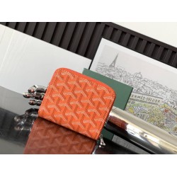 Goyard Matignon Mini Wallet Orange GOBS3197