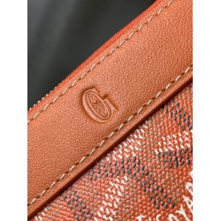 Goyard Matignon Mini Wallet Orange GOBS3197