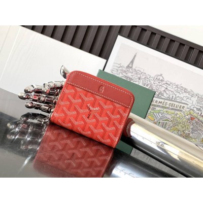 Goyard Matignon Mini Wallet Red GOBS3198