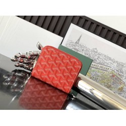 Goyard Matignon Mini Wallet Red GOBS3198