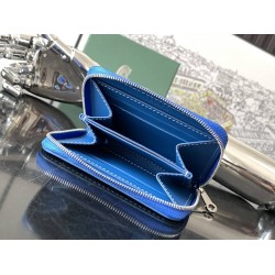 Goyard Matignon Mini Wallet Sky Blue GOBS3199