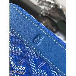 Goyard Matignon Mini Wallet Sky Blue GOBS3199