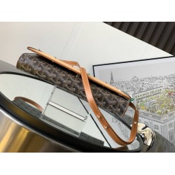 Goyard Monte-Carlo PM Clutch Black & Tan GOBS3047