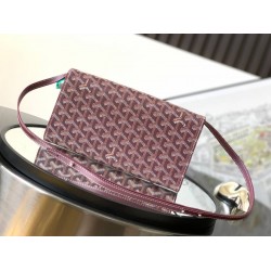 Goyard Monte-Carlo PM Clutch Burgundy GOBS3048