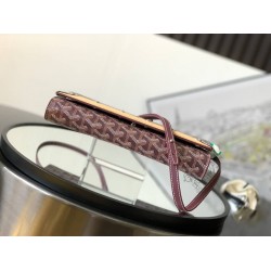 Goyard Monte-Carlo PM Clutch Burgundy GOBS3048